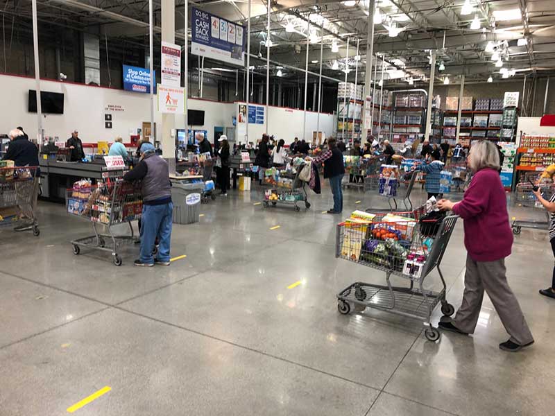 Costco interior near Sun Valley by Jose Mier