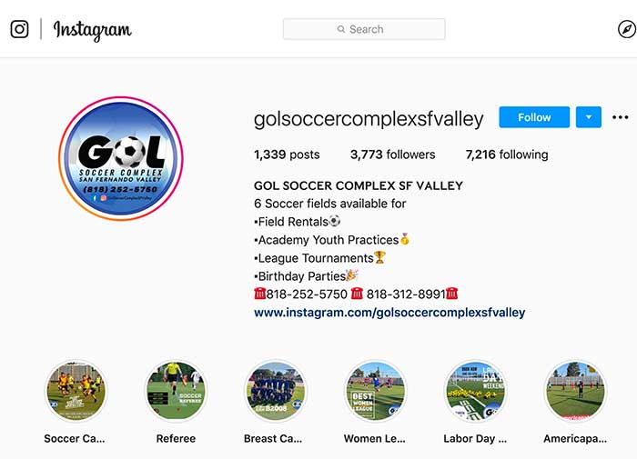 Gol Soccer Complex Sun Valley CA