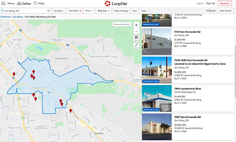 Jose Mier list of Sun Valley warehouses