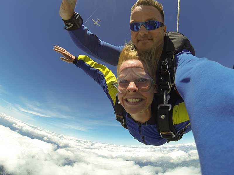 Jose Mier skydiving Sun Valley, CA