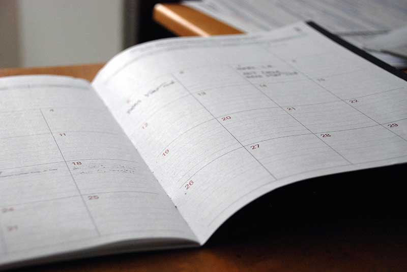 Jose Mier time management calendar