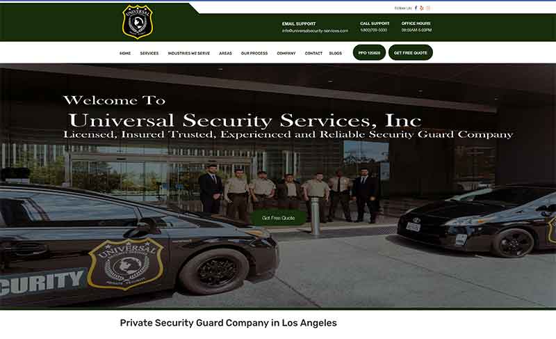 Sun Valley CA security firm Jose Mier