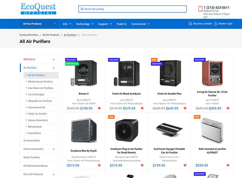 Sun Valley CA air purifiers: Jose Mier choice