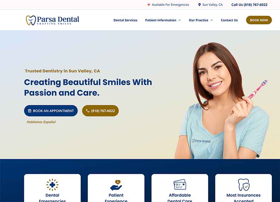Parsa dental Sun Valley, CA Jose Mier