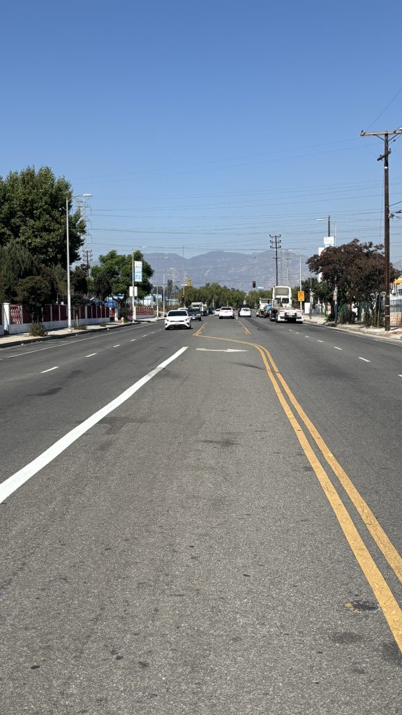 Coldwater Canyon Avenue in Sun Valley, Los Angeles near Jose Mier; image dedicated to the public domain under CC0